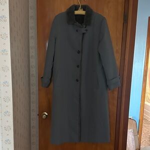 Women's Gray Long Coat
